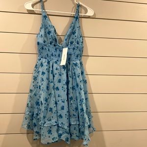 Urban outfitters smocked, floral, mini dress! NWT!